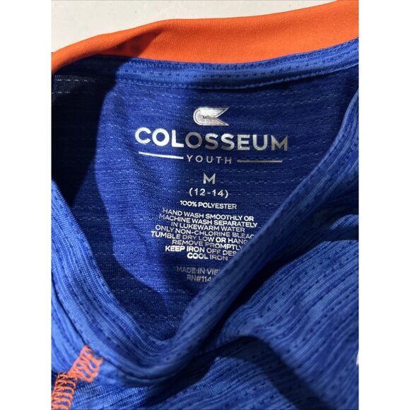 NEW Boise State BSU Broncos Colosseum  Blue Crew Neck Tee Shirt Youth M 12-14 - Picture 8 of 9